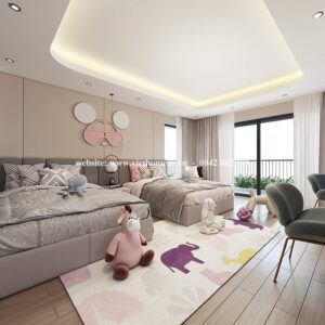 Giường Ngủ Bé - GN08 12 Giuong Ngu Be GN08 4