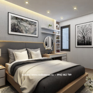 Giường Ngủ Gỗ Công Nghiệp - GN03