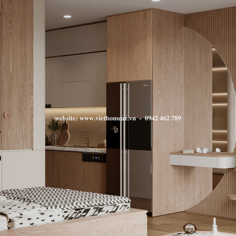 Giường Ngủ Gỗ Công Nghiệp - GN26 3 Giường Ngủ Gỗ Công Nghiệp - GN26 - Ảnh 3
