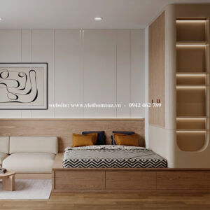 Giường Ngủ Gỗ Công Nghiệp - GN26 7 Giuong Ngu Go Cong Nghiep GN26 3