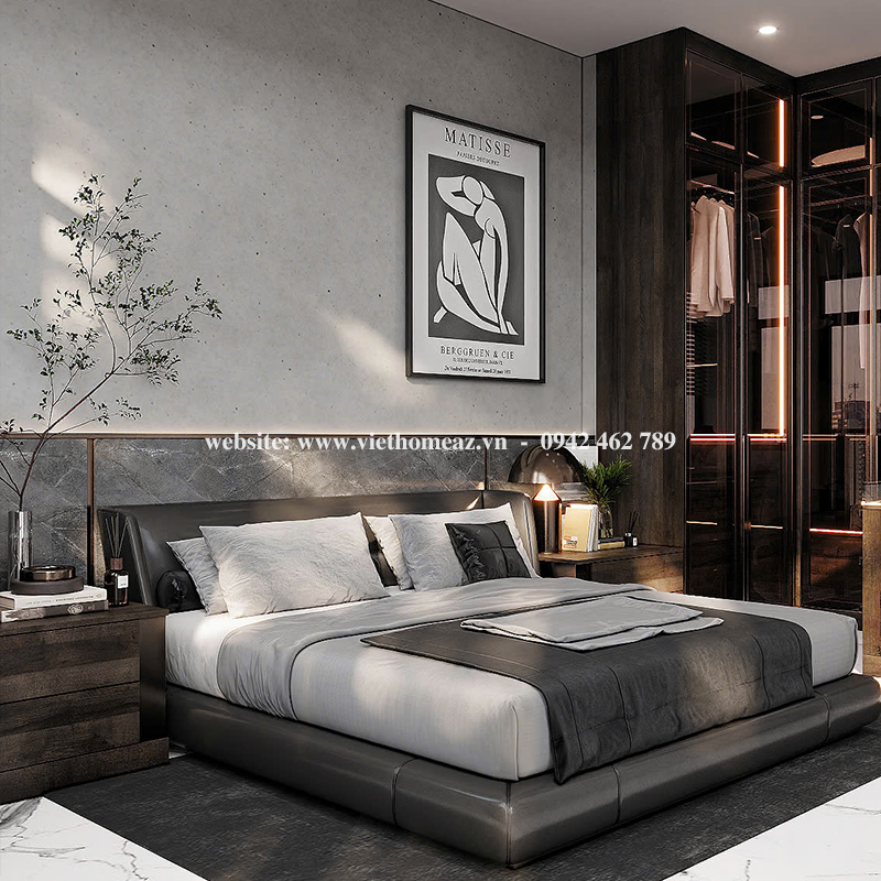 Giường Ngủ Gỗ Công Nghiệp - GN35 4 Giường Ngủ Gỗ Công Nghiệp - GN35 - Ảnh 4
