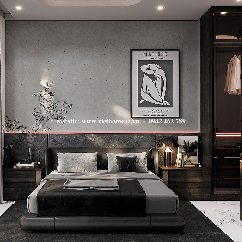 Giường Ngủ Gỗ Công Nghiệp - GN35 1 Giường Ngủ Gỗ Công Nghiệp - GN35