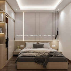 Giường Ngủ Gỗ Công Nghiệp - GN38