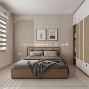 Giường Ngủ Gỗ Công Nghiệp - GN40
