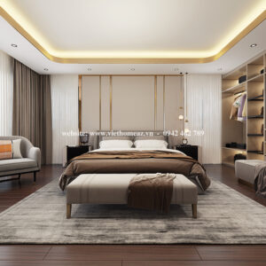 Giường Ngủ Gỗ Công Nghiệp - GN43