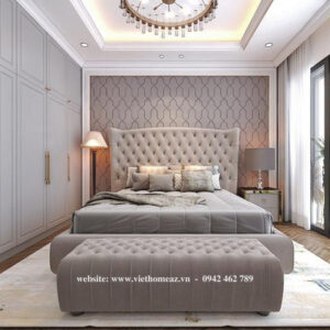 Giường Ngủ Gỗ Công Nghiệp - GN47