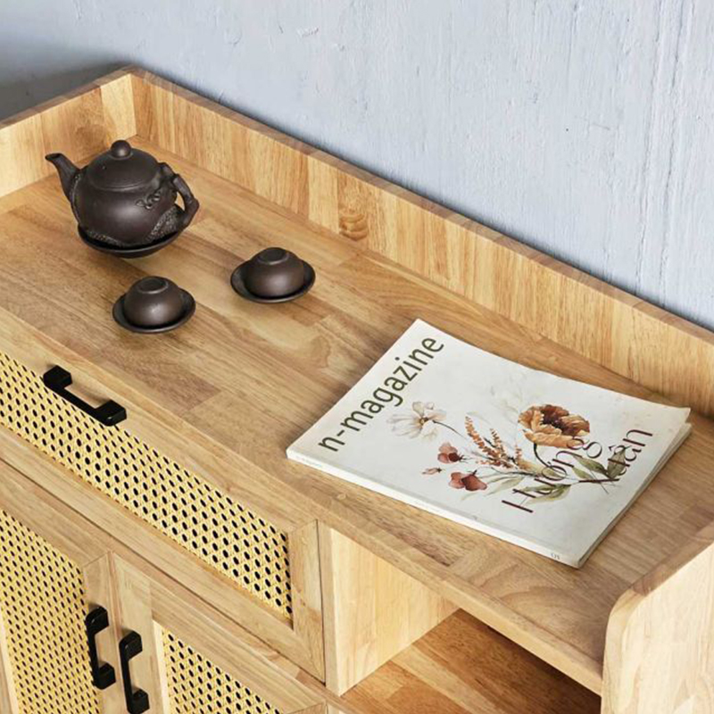 Tủ Giày Kết Hợp Kệ Để Đồ Cửa Lưới Mây – TG12 3 Tủ Giày Kết Hợp Kệ Để Đồ Cửa Lưới Mây – TG12 - Ảnh 3