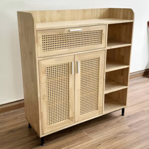 Tủ Giày Kết Hợp Kệ Để Đồ Cửa Lưới Mây – TG12 11 Tu Giay Ket Hop Ke De Do Cua Luoi May – TG12 5