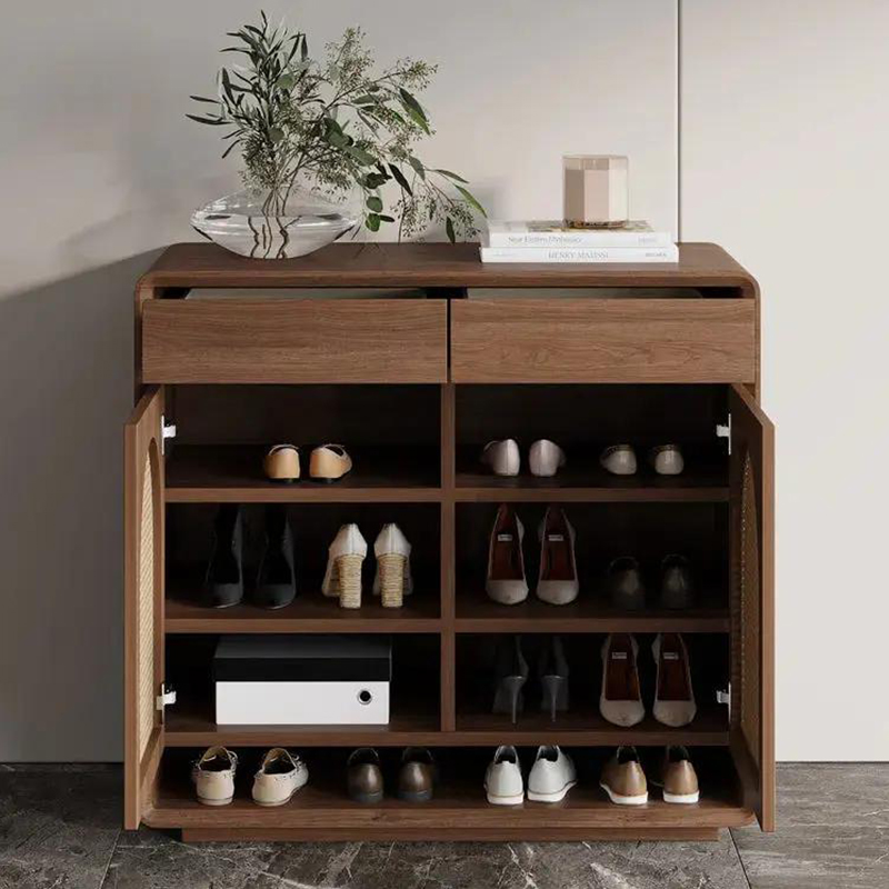 Tủ Giày Kết Hợp Kệ Để Đồ Cửa Lưới Mây – TG14 5 Tủ Giày Kết Hợp Kệ Để Đồ Cửa Lưới Mây – TG14 - Ảnh 5