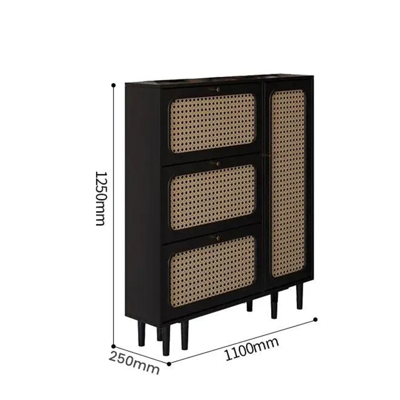 Tủ giày cửa lưới mây – TG23 2 Tủ giày cửa lưới mây – TG23 - Ảnh 2